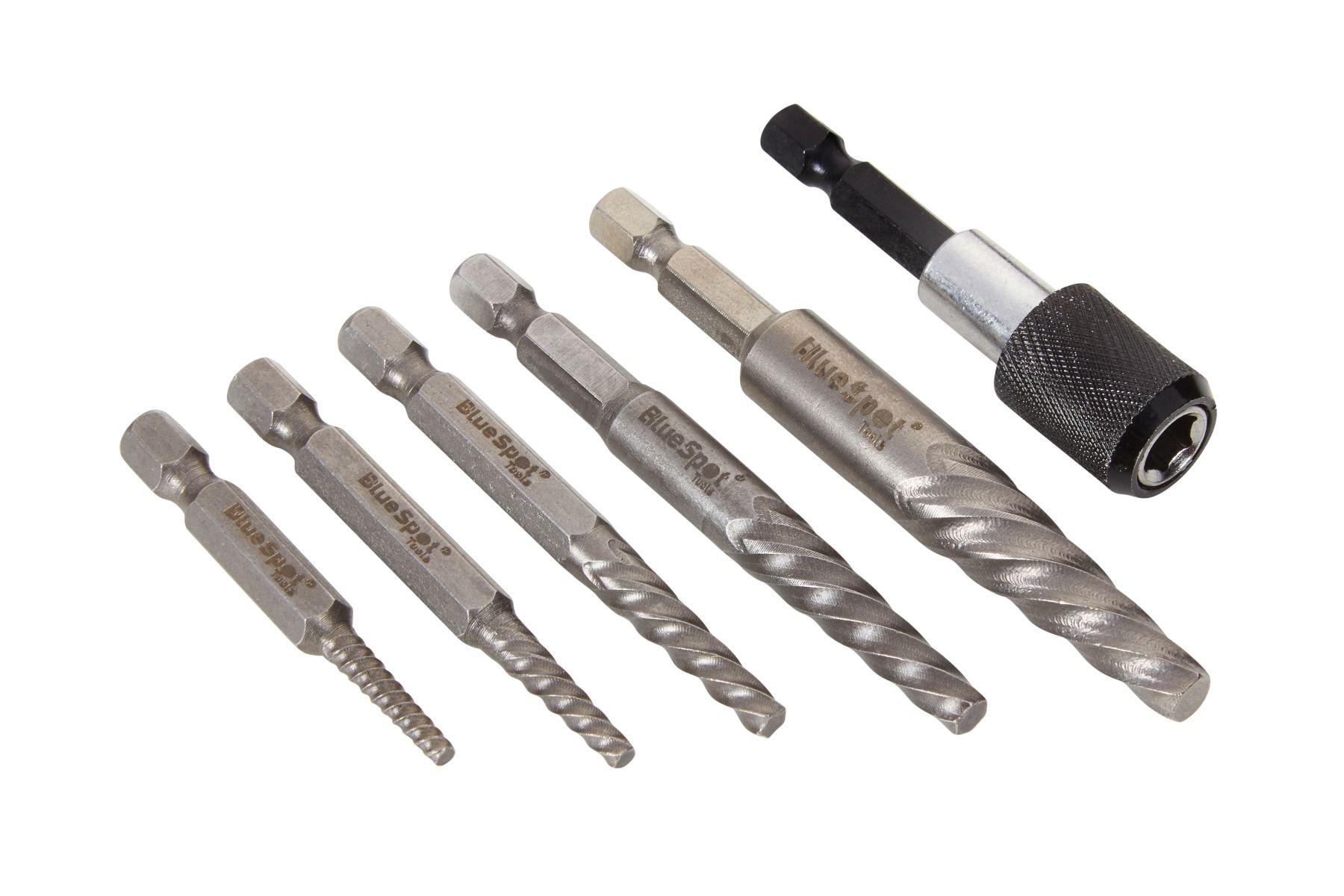 Blue Spot Tools 6 PCE Hex Shank Screw Extractor Set