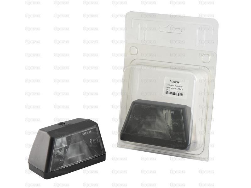 Halogen Number Plate Light 12/24V