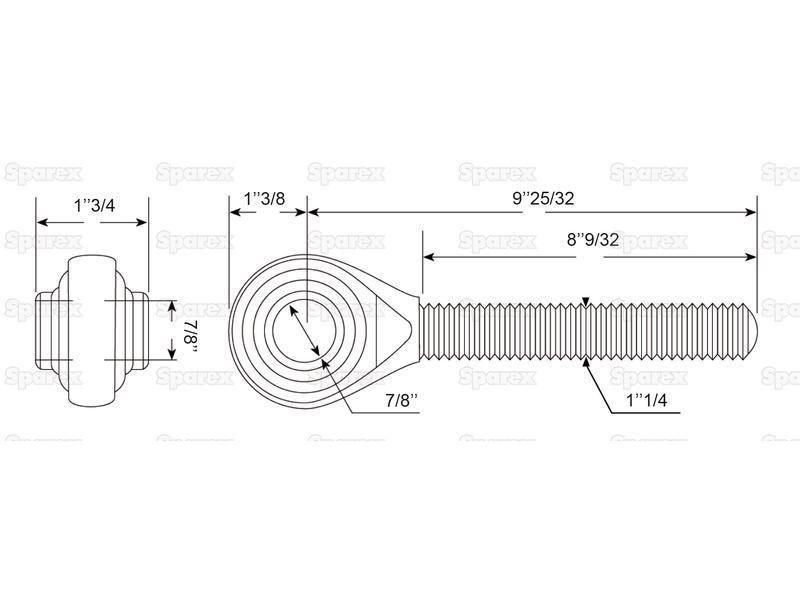 Top Link - Ball End (Cat.22mm)