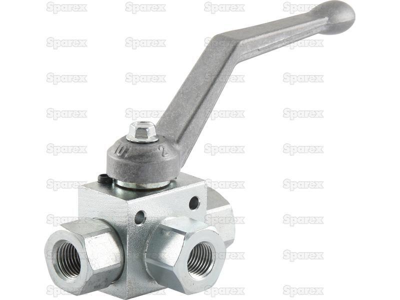 Hydraulic 3-Way Diverter Ball valve 1/4''BSP Bondioli & Pavesi (RSAP3V01T)