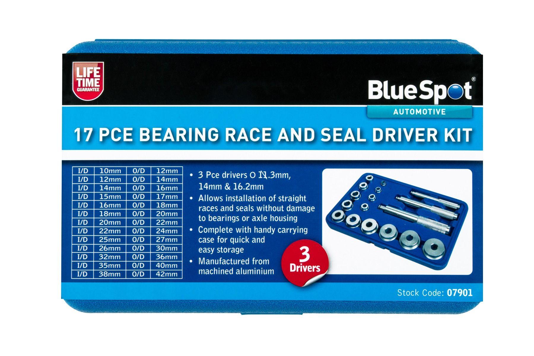 Blue Spot Tools 17 PCE Bearing Race and Seal Driver Kit