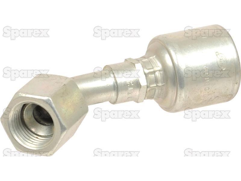 Gates JIC 37° Hose Insert 3/4'' x 1 1/16'''' Female 135° Swept Swivel Gates (Belts) (12G12FJX45)
