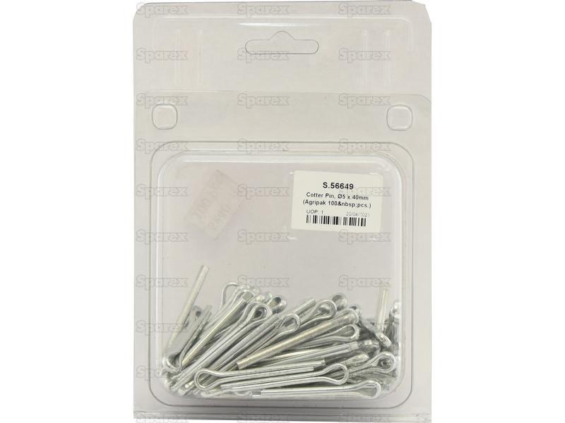 Cotter Pin, Ø5 x 40mm (Agripak 100 pcs.)