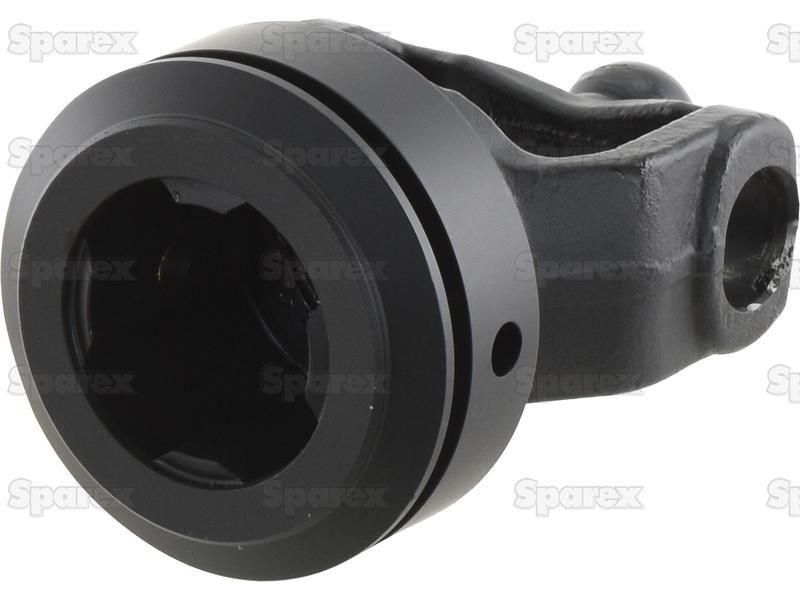 PTO Wide Angle Tube Yoke (U/J Size: 27 x 100mm) Profile: Square, Size: 47.4 x 4.75mm, Ref: 12246. Bondioli & Pavesi (2150G6872)