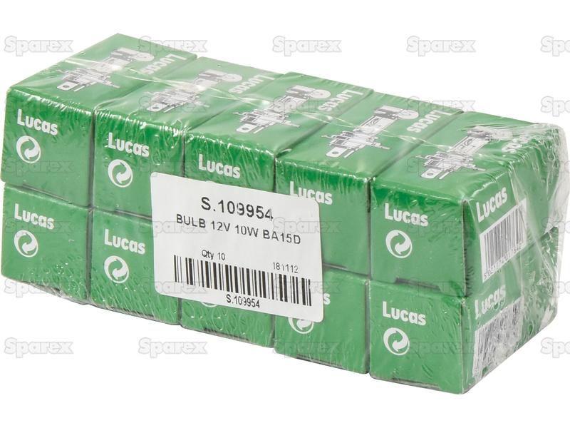 Halogen Side | Indicator Bulb, 12V, 10W, BA15d Base Lucas, OSRAM, Phillips