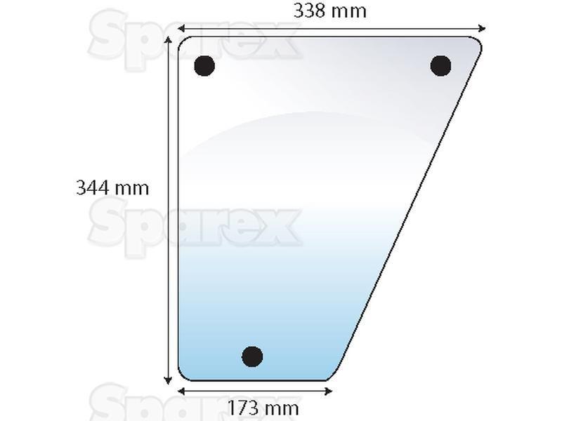 Lower Front Glass RH & LH for John Deere 2850 (50 Series)