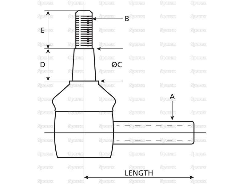 MASSEY FERGUSON TRACTOR TOGGLE (AGCO) 7552445004