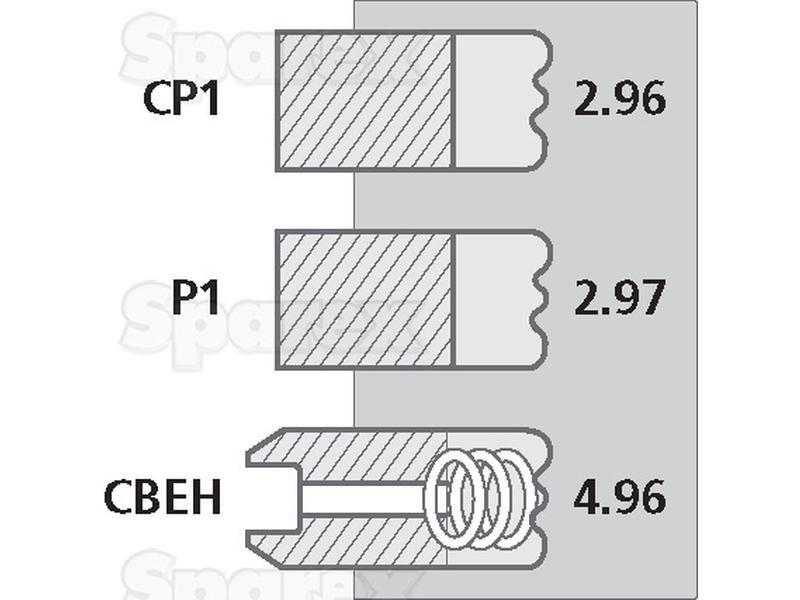 Piston Ring for John Deere, Zetor