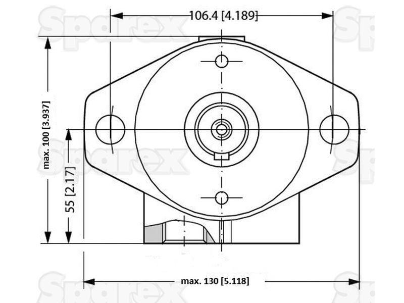 Orbital Hydraulic Motor Danfoss (OMP315)