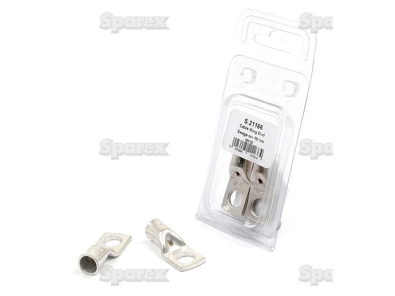 Swage On Ring Terminal 50mm°² x Ø10mm, Agripak (2 pcs.)