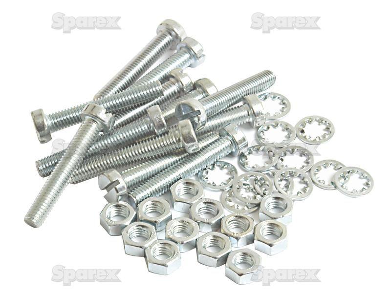 Trailer Socket Fixing Nut & Bolt Set, (36 pcs.) Agripak