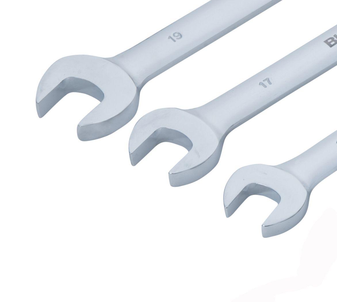 Blue Spot Tools 8 PCE Metric Ratchet Spanner Set (8-19mm)