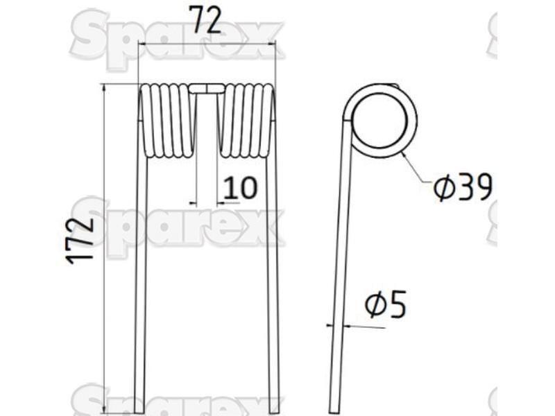 Haytine- Pick-Up Replacement for John Deere | (CC25176)