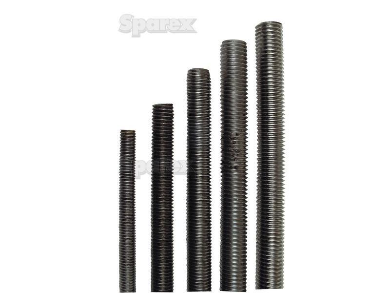 Imperial Threaded Bar, Size: Ø3/8'', Length: 3Ft, UNC Unplated.