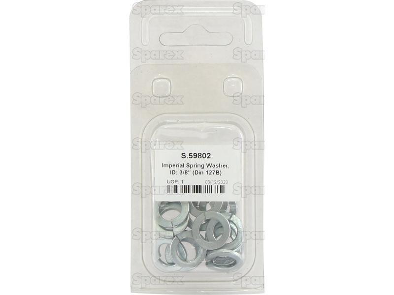 Imperial Spring Washer, ID: 3/8'' (Din 127B), 20 pcs. Agripak