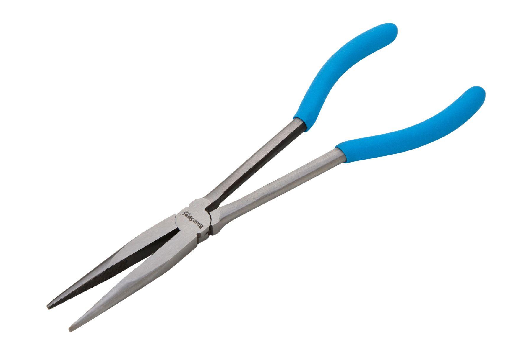 Blue Spot Tools 11" 45 Straight Nose Long Reach Pliers