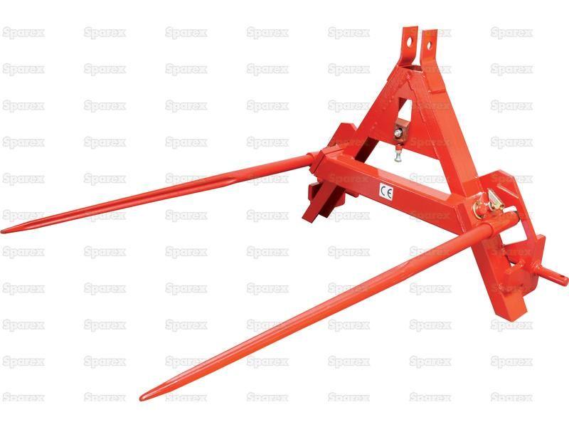 Bale Frame - 2 x M22 x 1100mm Tines (Sparex Brand)