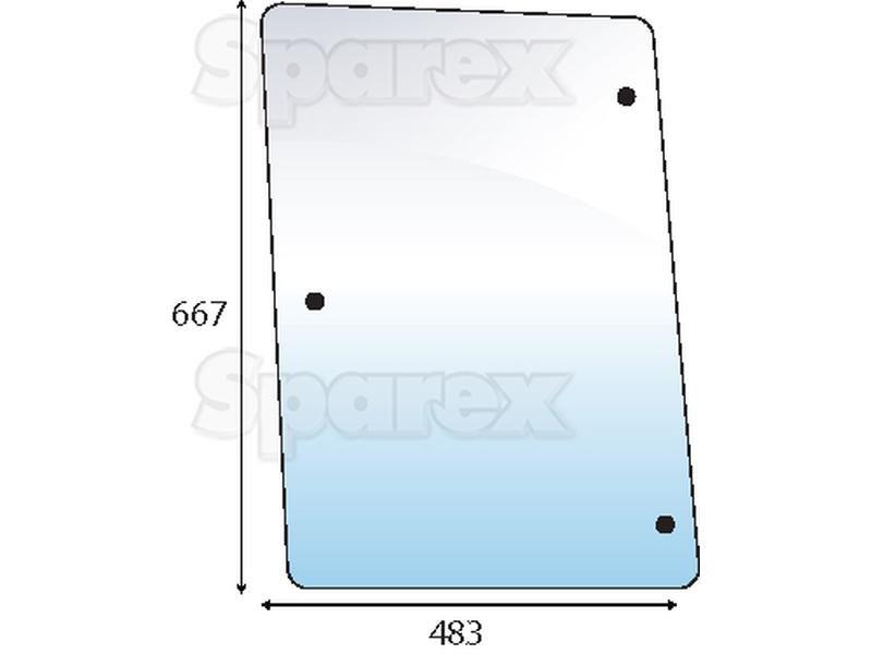 Side Glass LH for Steyr M9094