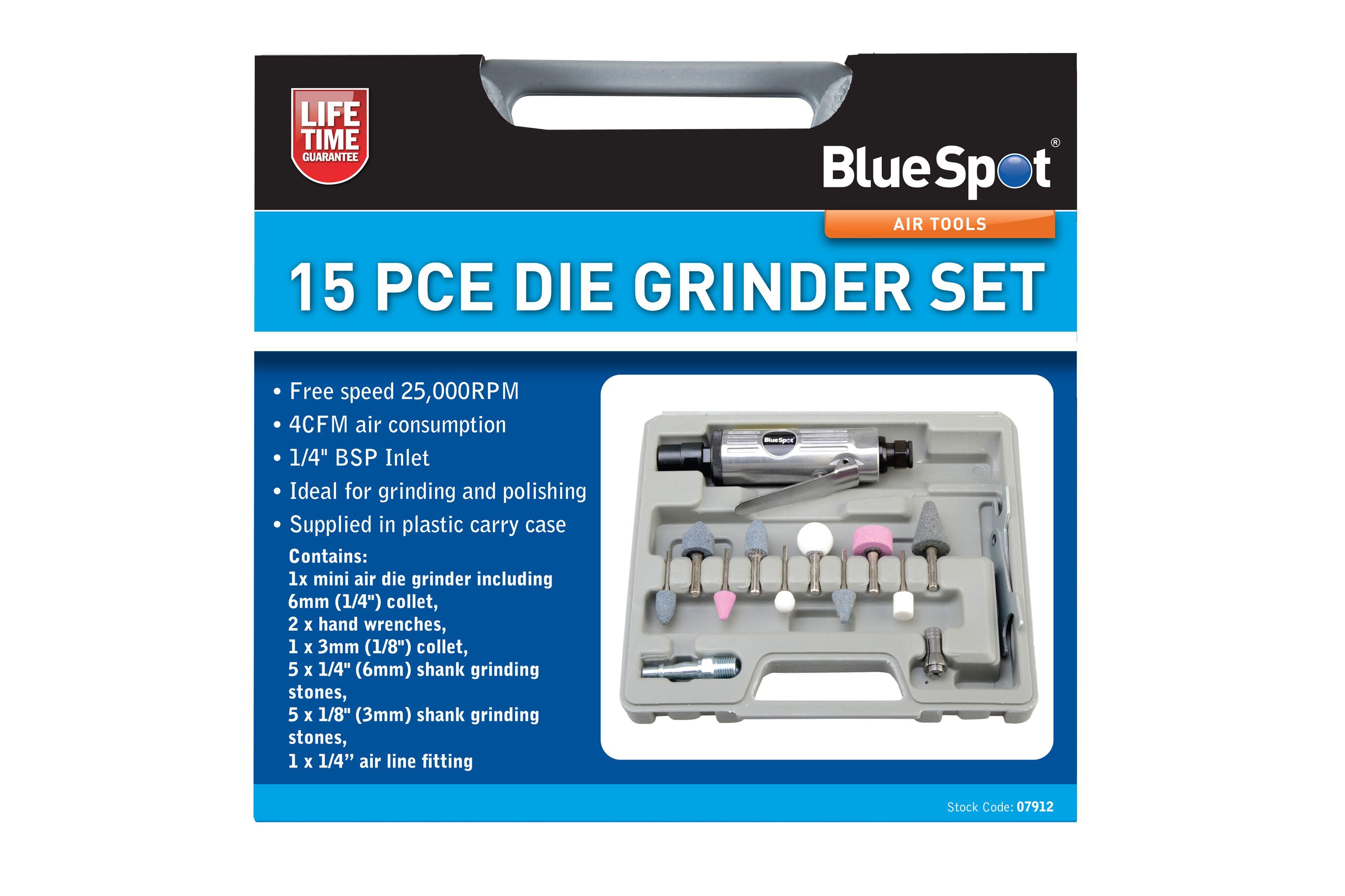 Blue Spot Tools 15 PCE Die Grinder Set