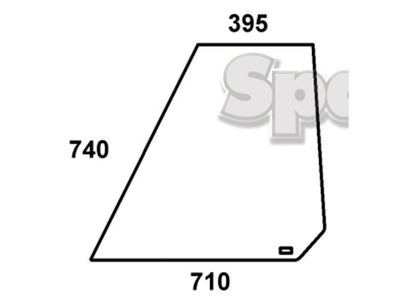 Windscreen RH & LH Fendt (F182 800 201 260, F182800201260)