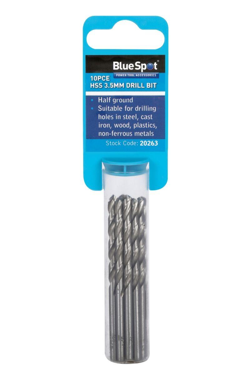 Blue Spot Tools 10 PCE 3.5mm HSS Drill Set