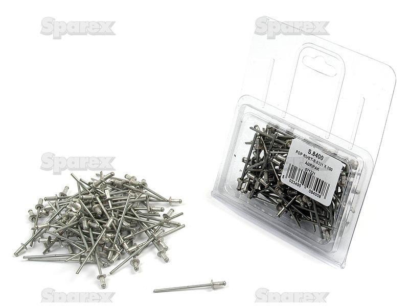 Pop Rivets (100 pcs.) Agripak