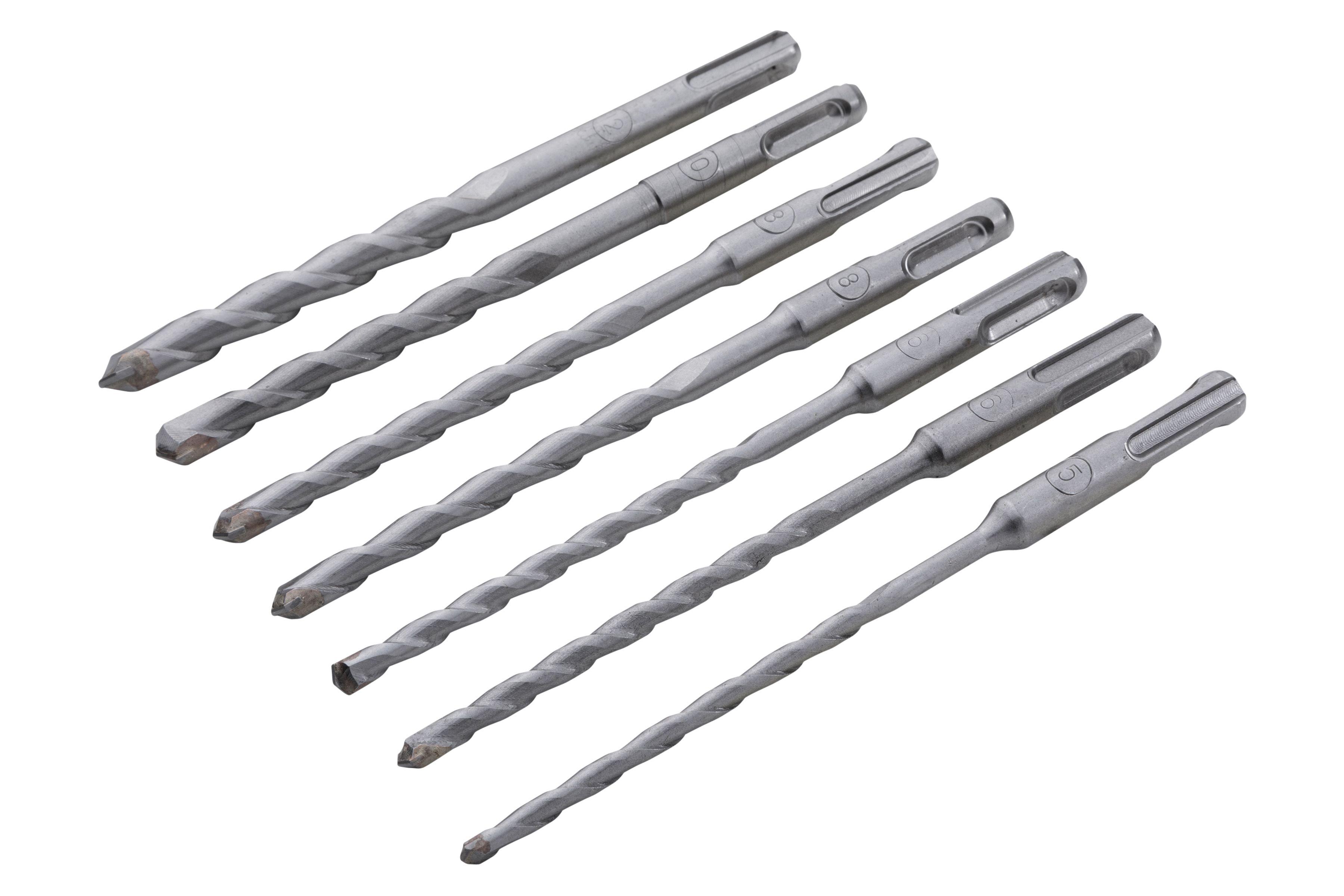 Blue Spot Tools 7 PCE 160mm SDS Plus Drill Bit Set (5-12mm)