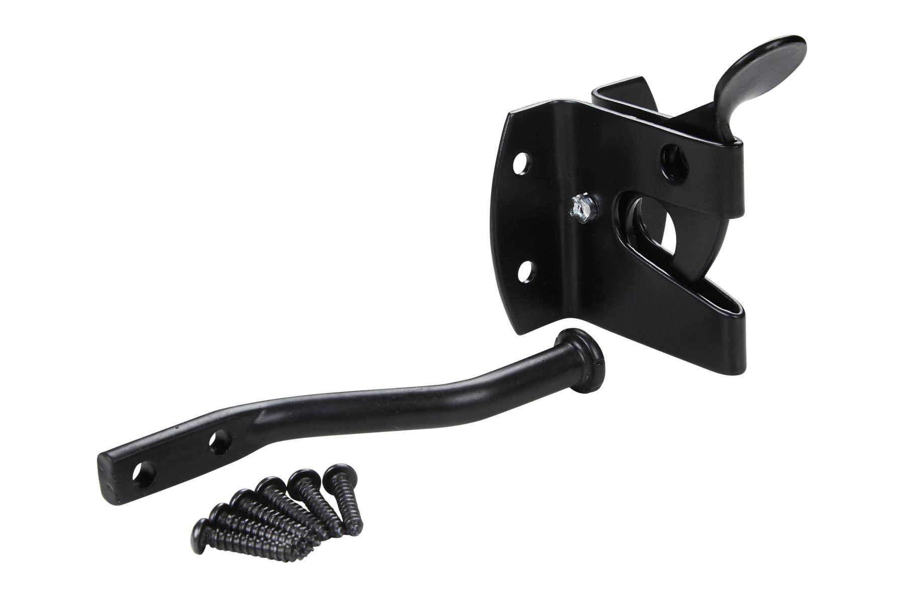 Blue Spot Tools Black Powder Coated Auto Gate Latch 50mm