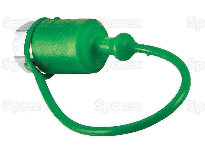 Dust Cap 1/2'' Green Fits Male Coupling TF12V Faster S.p.A (TF 12 V, TF12V)