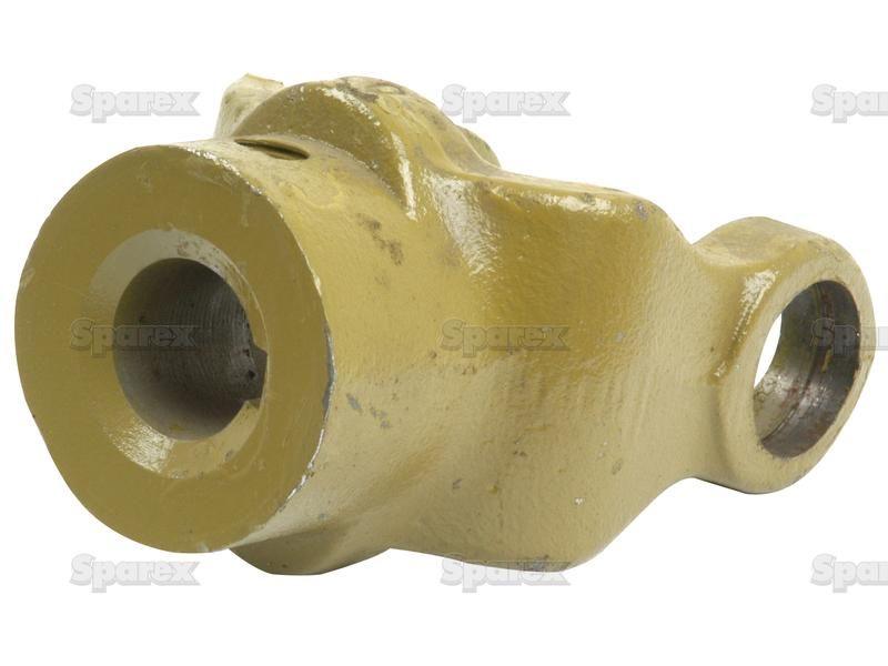 PTO Yoke - Keyed Yoke (U/J Size: 27 x 74.5mm) Bore Ø25mm, Key Size: 8mm. Bondioli & Pavesi, La Magdalena, Walterscheid
