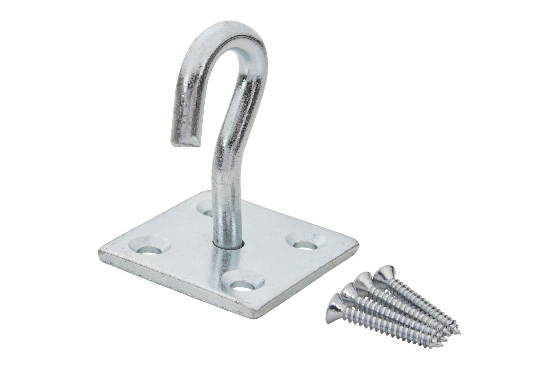 Blue Spot Tools Zinc Plated Hook On Plate 50 X 50mm