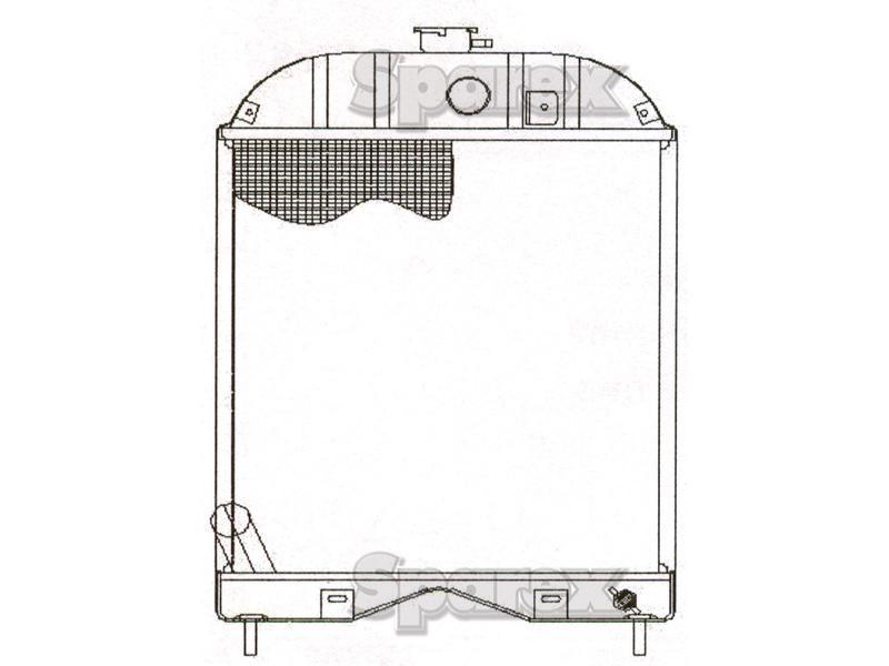 Radiator for Massey Ferguson FE35 (Pre 100 Series (1947 - 65))