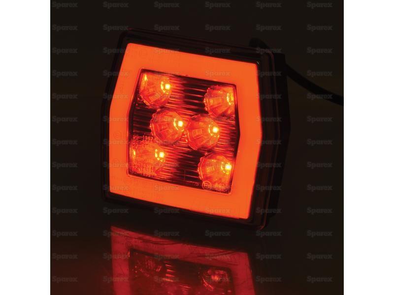 LED Rear Combination Light, Function: 2, Tail / Fog, RH & LH, 12-36V