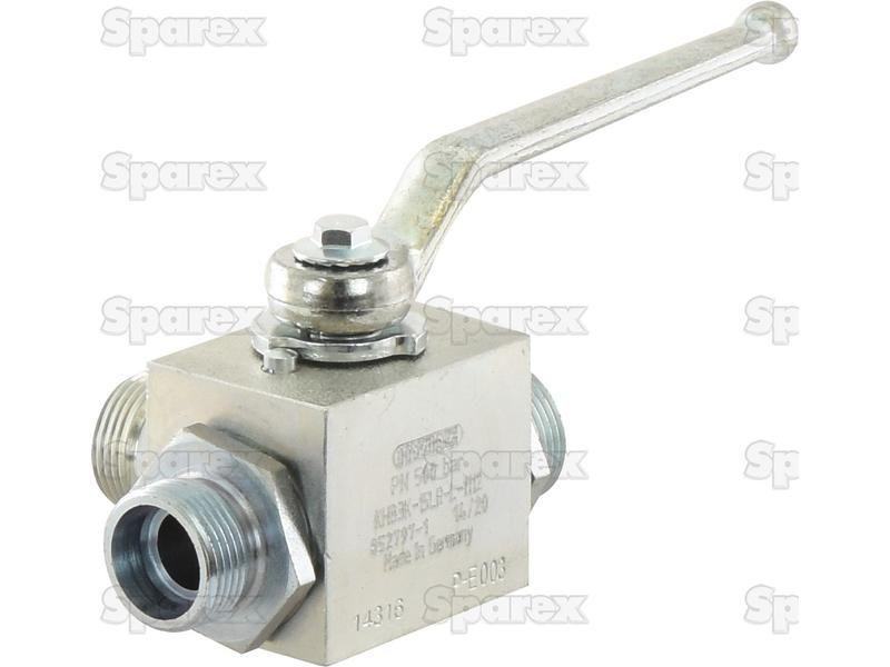 Hydraulic 3-Way Diverter Ball valve M22 x 1.5