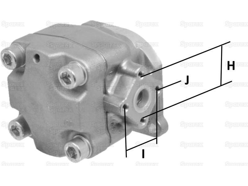 Kubota L Series Compact L1802, L2002, L2202 Tractor Hydraulic Pump | 38180-36100