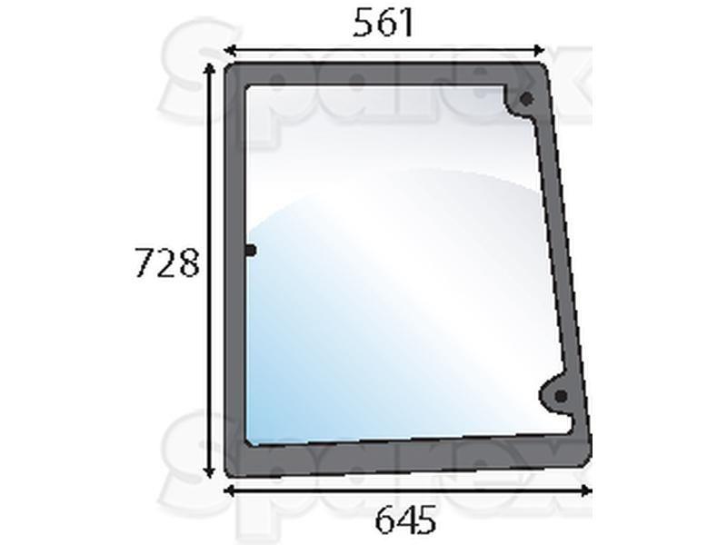 Side Glass LH for Case IH JX70U