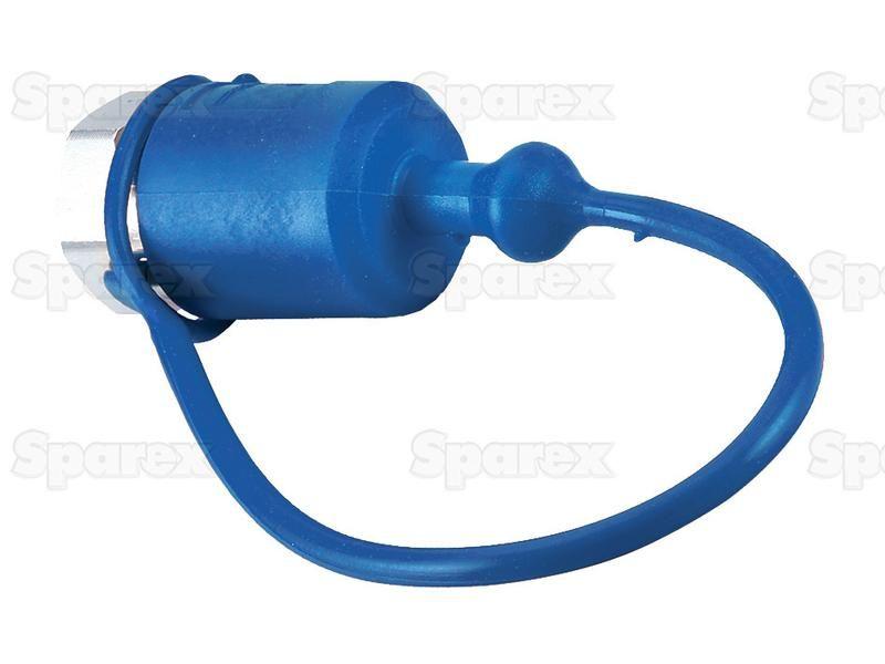 Dust Cap 1/2'' Blue Fits Male Coupling TF12 Faster S.p.A (TF 12, TF12)