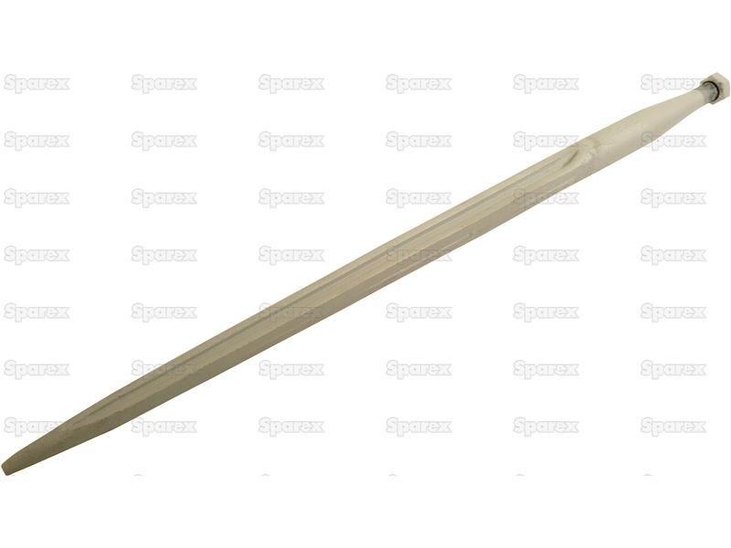 Straight Loader Tine | 810mm (Silver)