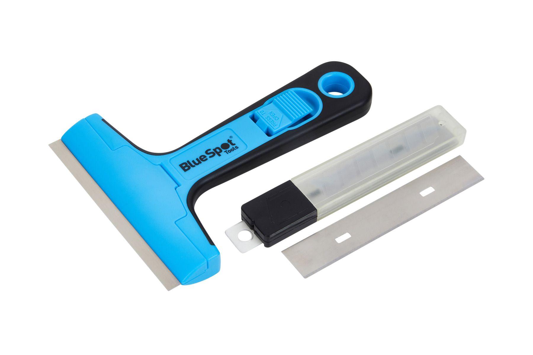 Blue Spot Tools 100mm Quick Blade Change Scraper
