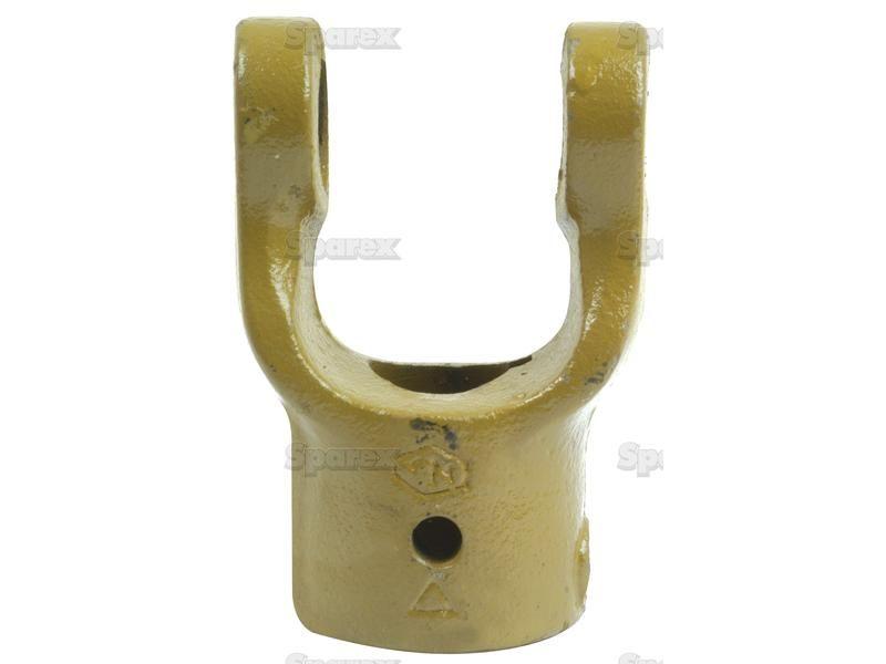 PTO Yoke - Keyed Yoke (U/J Size: 23.8 x 61.2mm) Bore Ø25mm, Key Size: 8mm. Bondioli & Pavesi, La Magdalena, Walterscheid