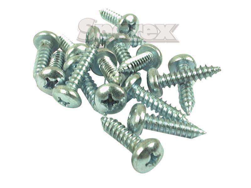 Metric Self Tapping Pozidrive Screw, Size: 3.5 x 19mm (Din 7981B)