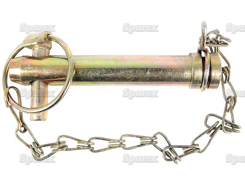 Top Link Pin Cat 1 and Chain | Pin Ø: 3/4", Working Length: 92mm, Length 127mm