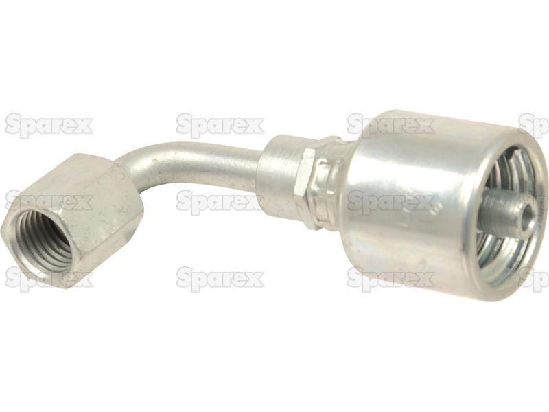 Gates JIC 37° Hose Insert 3/4'' x 1 1/16'''' Female 90° Swept Swivel Gates (Belts) (12G12FJX90M)