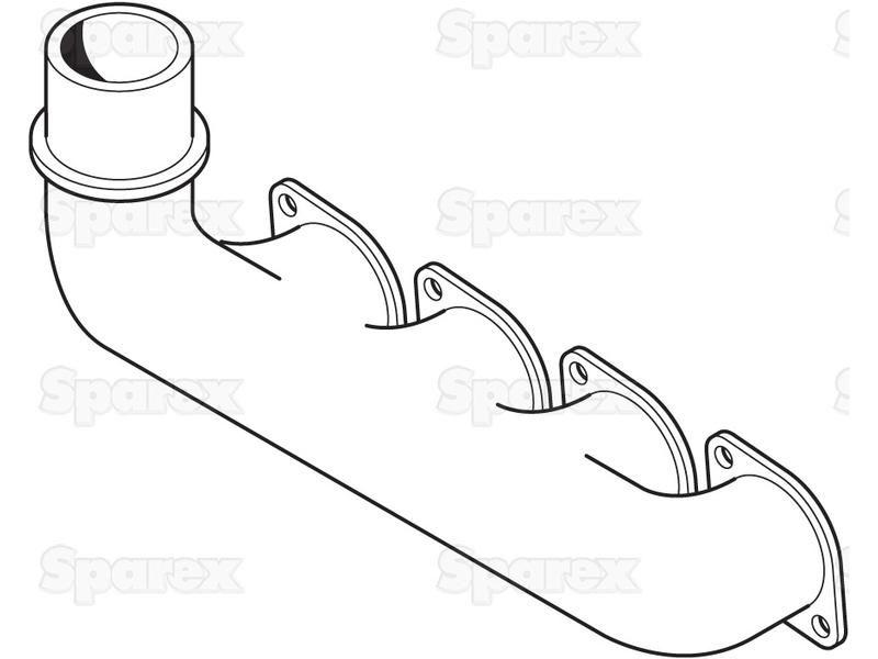 Exhaust Manifold (4 Cyl.) for John Deere 2030 (30 Series)