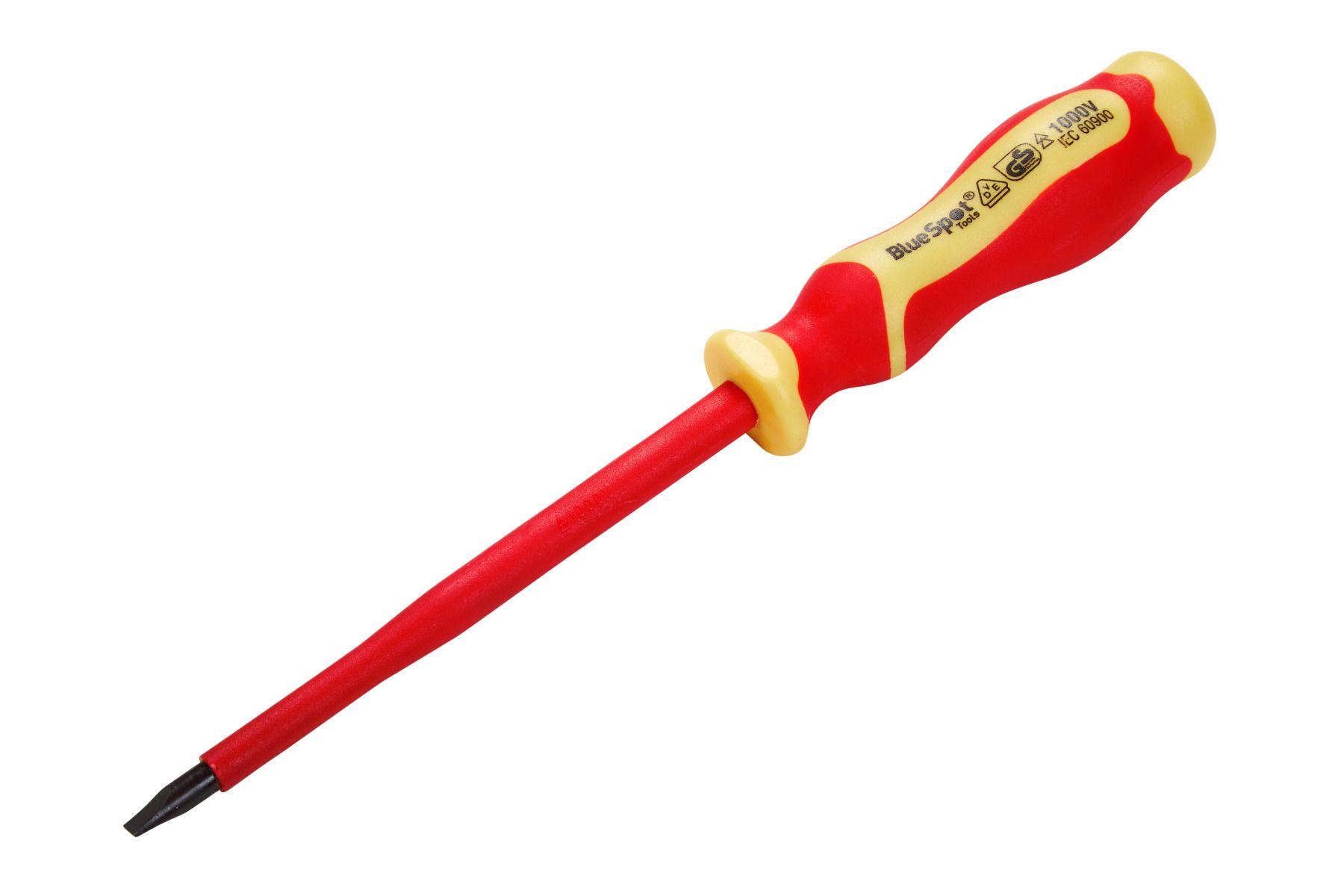Blue Spot Tools 5.5 X 125mm Slotted VDE Screwdriver