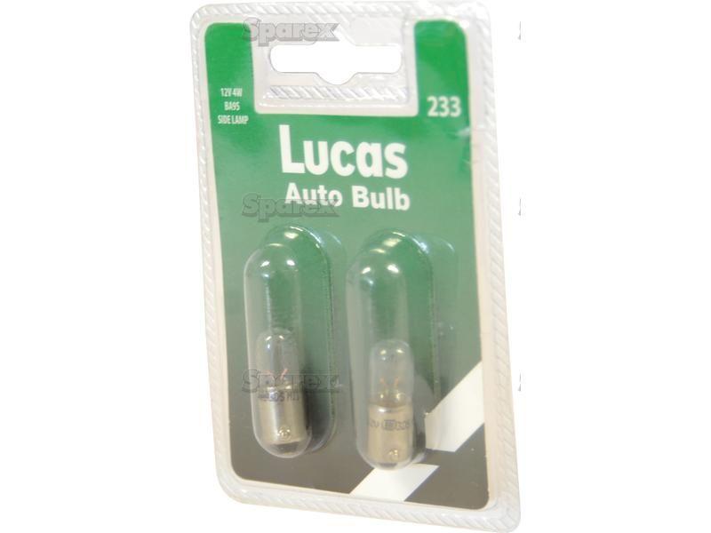Halogen Side | Indicator Bulb, 12V, 4W, BA9s Base Case IH, Lucas