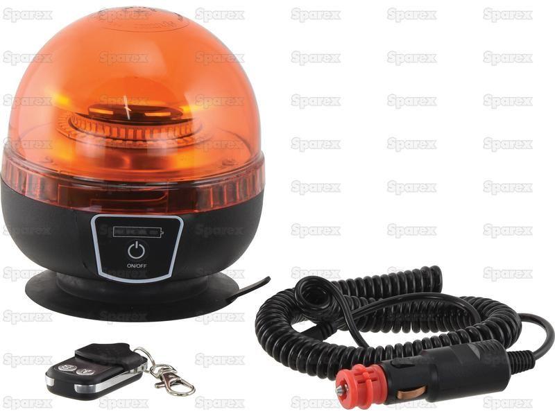 LED Rechargeable Beacon (Amber), Interference: Class 3, Magnetic, 12-24V