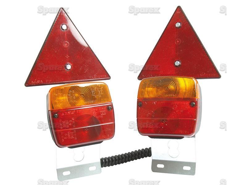 Halogen Lighting Set, Cable length: 6.5M, Max. extension: 1.5M