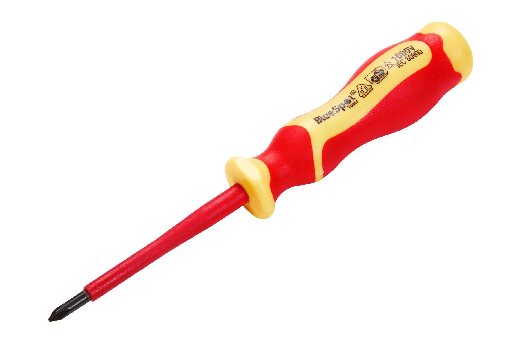 Blue Spot Tools PH1 X 80mm VDE Screwdriver
