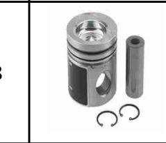 VALTRA TRACTOR KIT PISTON (AGCO) V836655269